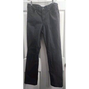 Jonny Q Vintage Jeans Made In Italy Black Straight Leg Lightly Distressed...